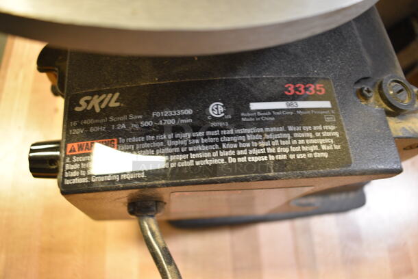 Skil Metal Countertop 16" Scroll Saw. 120 Volts, 1 Phase. 26x12x13. 2416-LH - Image 6 of 8