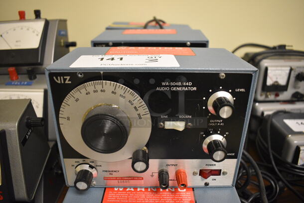 3 VIZ Model WA-504B/44D Metal Audio Generators. 120 Volts, 1 Phase. 8x5x5.5. 3 Times Your Bid! (Midtown 2: Room 105) - Image 1 of 4