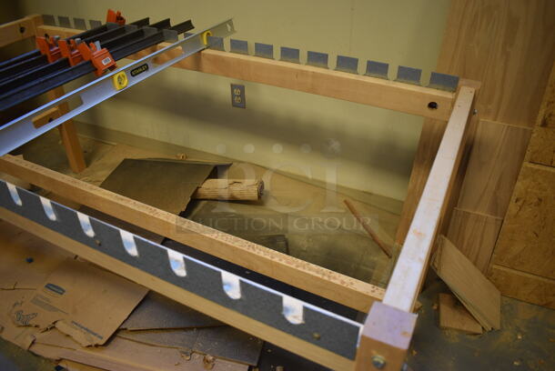 Wood Pattern Floor Style Stand. Does Not Include Contents. 36x72x32. (Midtown 2: Room 130) - Image 4 of 6