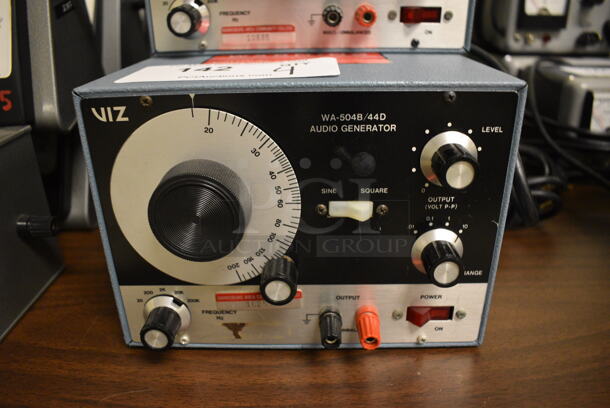 4 VIZ Model WA-504B/44D Metal Audio Generators. 120 Volts, 1 Phase. 8x5x5.5. 4 Times Your Bid! (Midtown 2: Room 105)