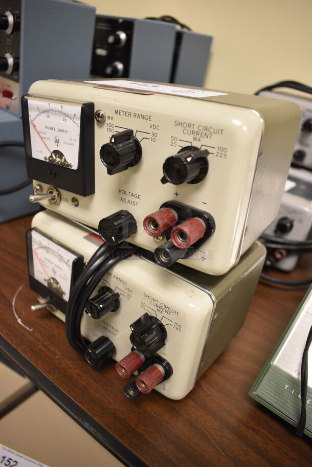 2 Metal Power Supply, Meter Range and Short Circuit Current Boxes. 7x6x4.5. 2 Times Your Bid! (Midtown 2: Room 105)  - Image 3 of 5