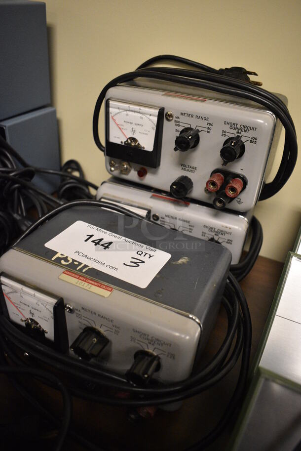 3 Metal Power Supply, Meter Range and Short Circuit Current Boxes. 7x6x4.5. 3 Times Your Bid! (Midtown 2: Room 105) - Image 2 of 5