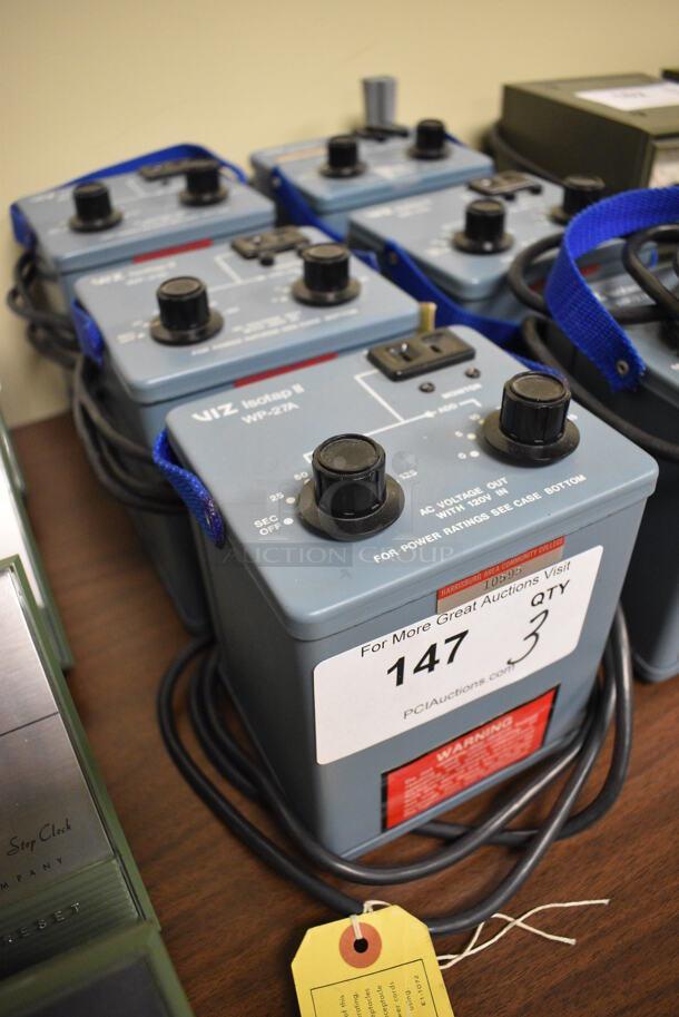 3 VIZ Model WP-27A Metal Isotap II. 5x4.5x6.5. 3 Times Your Bid! (Midtown 2: Room 105) - Image 2 of 6