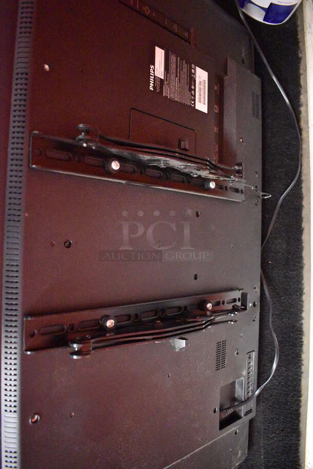 2017 Philips Model BDL4330QL 43" Television. Damage Shown In Pictures. Does Not Come w/ Power Cord. 100-240 Volts, 1 Phase. Buyer Must Pick Up - We Will Not Ship This Item. Tested and Powers On! - Image 8 of 12
