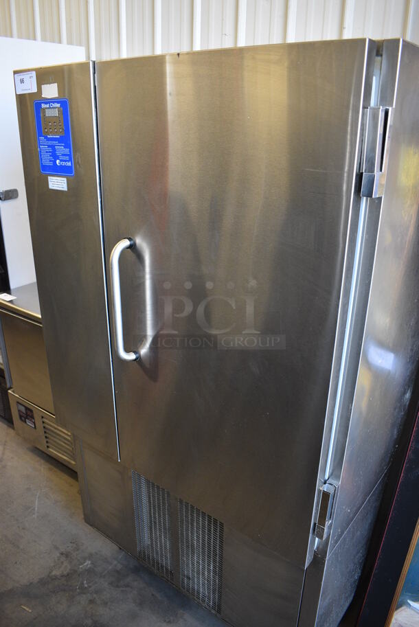 BEAUTIFUL! 2015 Randell Model BC-18 Stainless Steel Commercial Floor Style Blast Chiller w/ 3 Probes. 115/230 Volts, 1 Phase. 40x35x72