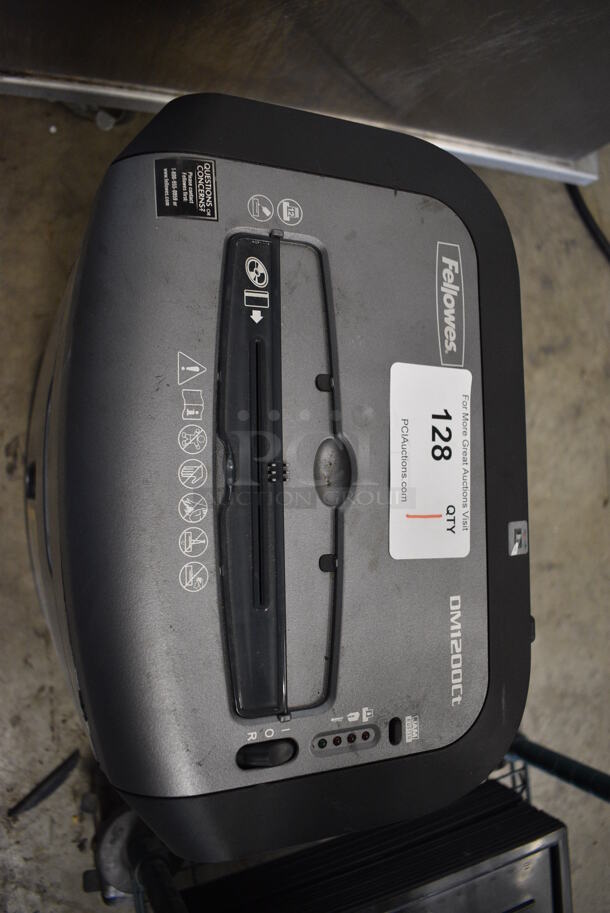Fellowes Model DM1200Ct Paper Shredder. 15x10x21. Tested and Working! - Image 3 of 5