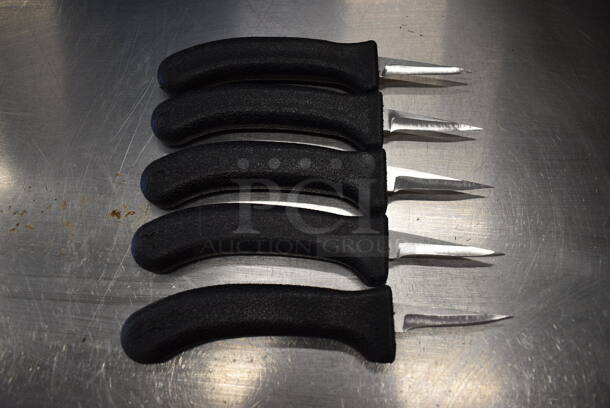 5 SHARPENED Stainless Steel Poultry Knives. 7.5