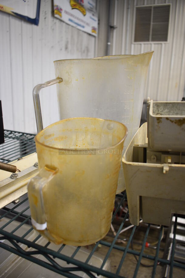ALL ONE MONEY! Lot of Various Items Including 2 Poly Pitchers, Containers and Wires! - Image 2 of 5