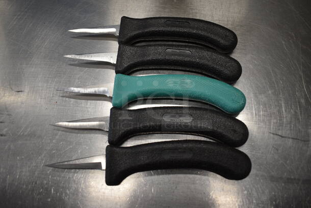 5 SHARPENED Stainless Steel Poultry Knives. 7.5