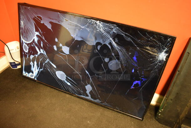 2017 Philips Model BDL4330QL 43" Television. Damage Shown In Pictures. Does Not Come w/ Power Cord. 100-240 Volts, 1 Phase. Buyer Must Pick Up - We Will Not Ship This Item. Tested and Powers On! - Image 11 of 12