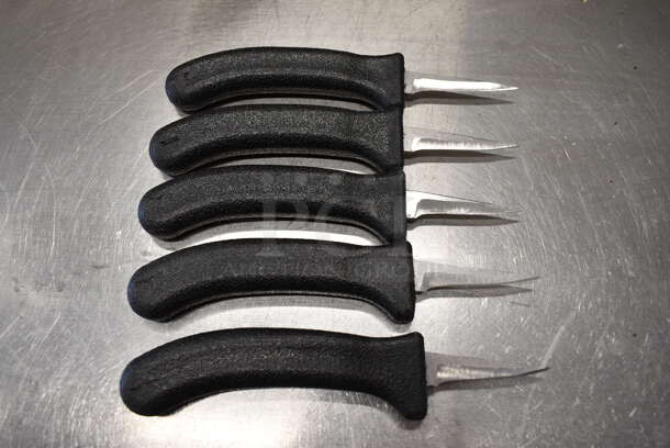 5 SHARPENED Stainless Steel Poultry Knives. 7.5