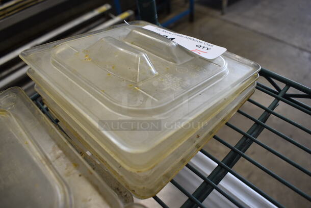 5 Poly 1/6 Size Drop In Bin Lids. 5 Times Your Bid! - Image 2 of 2