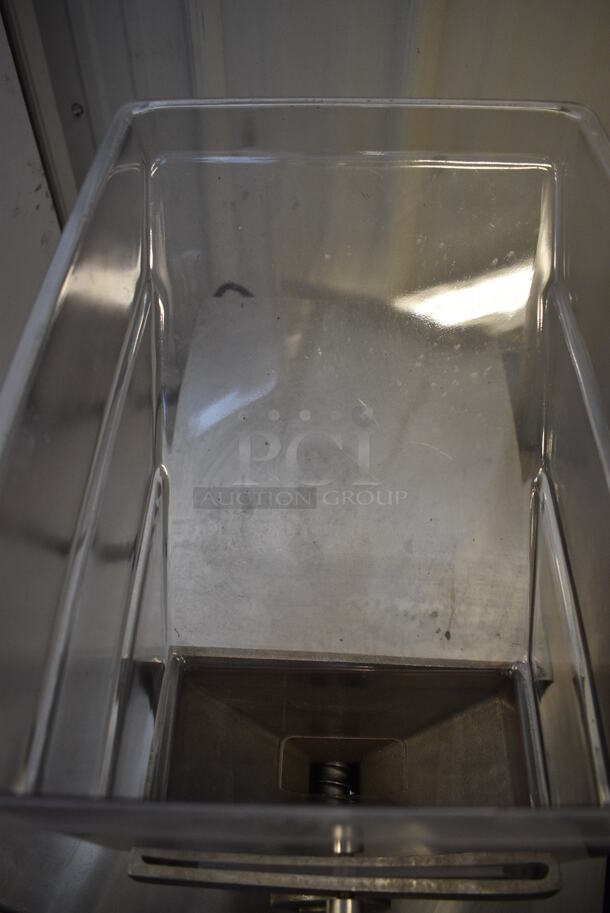SWEET! 2012 Olde Tyme Model PN2 Stainless Steel Commercial Countertop Single Hopper Peanut Butter Mill Nut Grinder. 115 Volts, 1 Phase. 11x22x22. Tested and Working! - Image 5 of 7