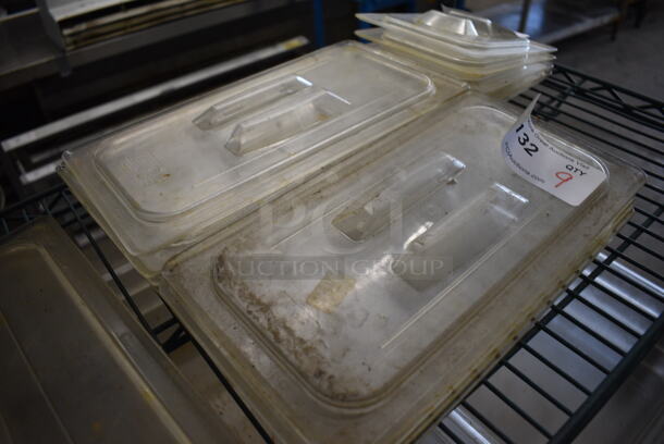 9 Poly 1/3 Size Drop In Bin Lids. 9 Times Your Bid! - Image 2 of 3