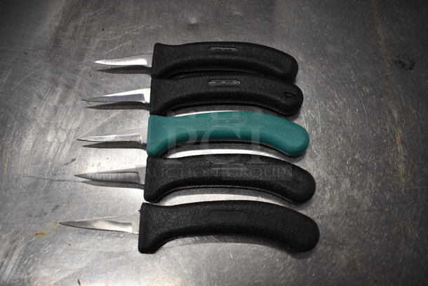 5 SHARPENED Stainless Steel Poultry Knives. 7.5