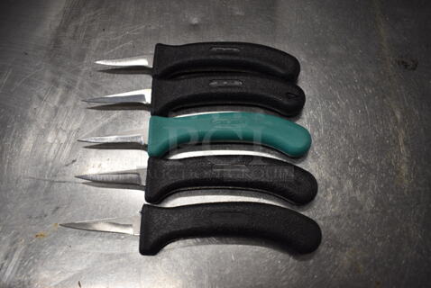 5 SHARPENED Stainless Steel Poultry Knives. 7.5". 5 Times Your Bid!