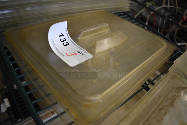 3 Poly 1/2 Size Drop In Bin Lids. 3 Times Your Bid! - Image 2 of 2