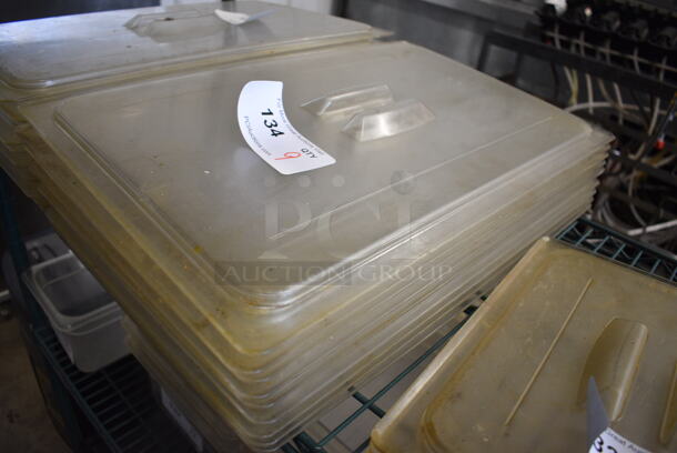 9 Poly Full Size Drop In Bin Lids. 9 Times Your Bid! - Image 2 of 2