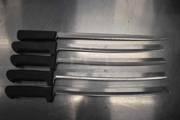 5 SHARPENED Stainless Steel Sashimi Knives. Includes 19