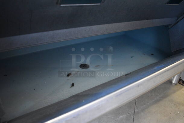 MARVELOUS! 2 Manitowoc Models QY0674C and QYDUAL4C Stainless Steel Commercial Ice Heads on Follett Model SG1476S-60 Stainless Steel Commercial Ice Bin. Comes w/ 2 Manitowoc Model CVD20753 Remote Fans for Ice Heads. 208/240 Volts, 1 Phase. 60x42x92 - Image 2 of 12