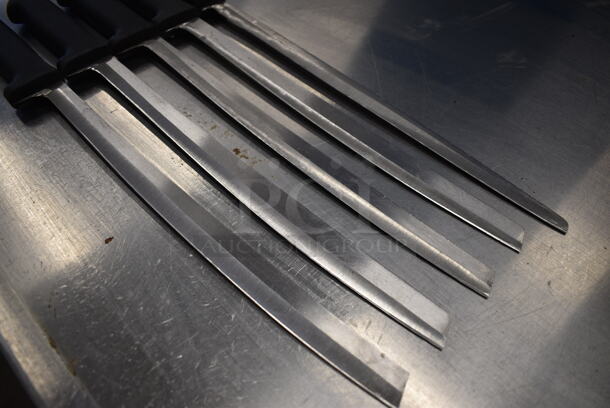 5 SHARPENED Stainless Steel Sashimi Knives. Includes 19". 5 Times Your Bid! - Image 3 of 4