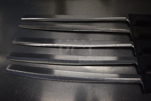 5 SHARPENED Stainless Steel Sashimi Knives. Includes 19". 5 Times Your Bid! - Image 2 of 4