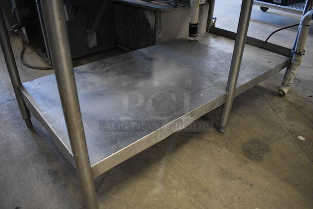 Stainless Steel Commercial Left Side Dirty Side Dishwasher Table. Goes GREAT w/ Items 6 and 7! 67x67x62 - Image 5 of 7