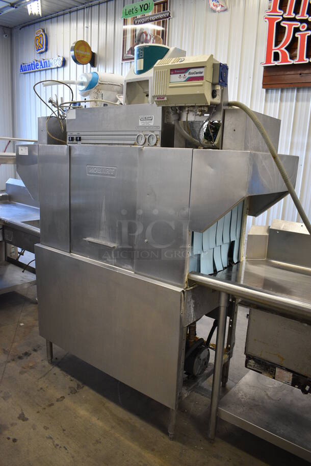 FANTASTIC! Hobart Model C44AW Stainless Steel Commercial Floor Style Conveyor Dishwasher. 208 Volts, 3 Phase. Goes GREAT w/ Items 5, 7 and 262! 64x30x80 - Image 2 of 12