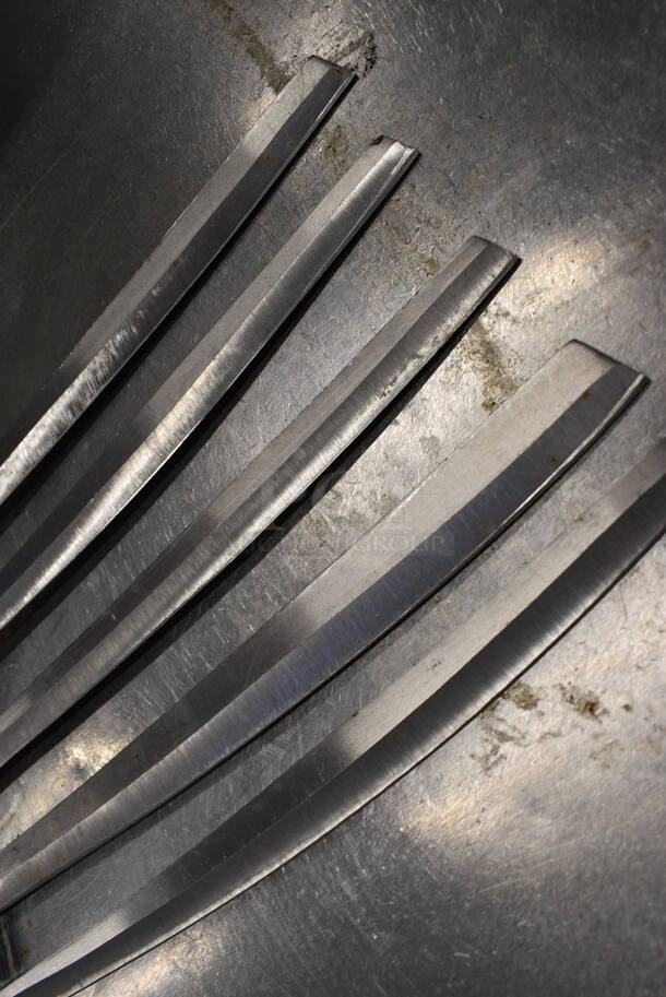 5 SHARPENED Stainless Steel Sashimi Knives. Includes 19". 5 Times Your Bid! - Image 3 of 4