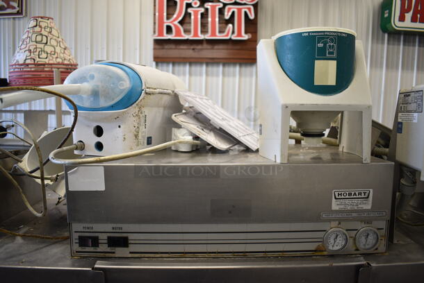 FANTASTIC! Hobart Model C44AW Stainless Steel Commercial Floor Style Conveyor Dishwasher. 208 Volts, 3 Phase. Goes GREAT w/ Items 5, 7 and 262! 64x30x80 - Image 5 of 12