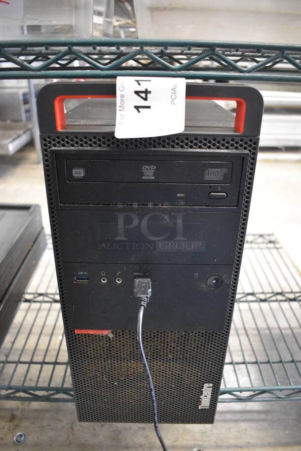 ThinkCentre Black Computer Tower. 7x16x16 - Image 1 of 4