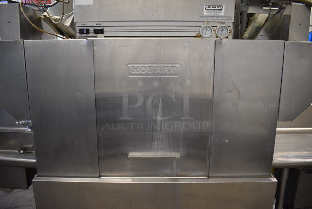 FANTASTIC! Hobart Model C44AW Stainless Steel Commercial Floor Style Conveyor Dishwasher. 208 Volts, 3 Phase. Goes GREAT w/ Items 5, 7 and 262! 64x30x80 - Image 7 of 12