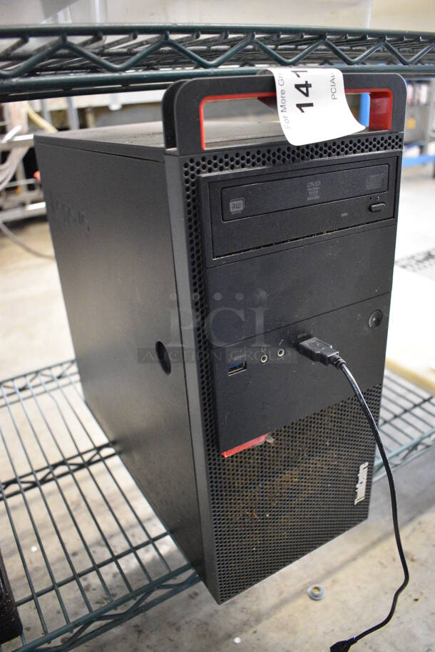 ThinkCentre Black Computer Tower. 7x16x16 - Image 3 of 4