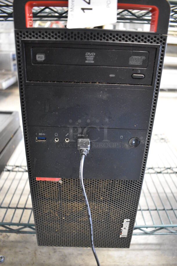 ThinkCentre Black Computer Tower. 7x16x16 - Image 4 of 4