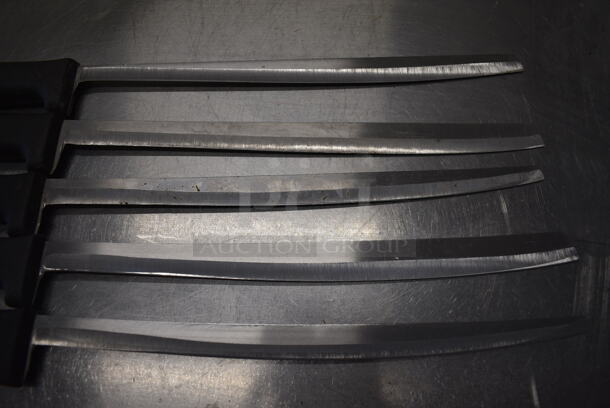 5 SHARPENED Stainless Steel Sashimi Knives. Includes 19". 5 Times Your Bid! - Image 2 of 4