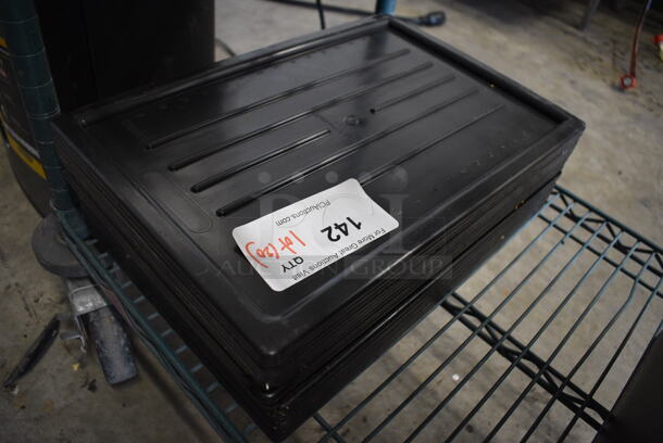 ALL ONE MONEY! Lot of 20 Black Poly Trays. 10.5x15.5x0.5 - Image 2 of 3