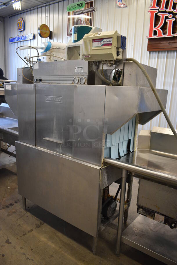 FANTASTIC! Hobart Model C44AW Stainless Steel Commercial Floor Style Conveyor Dishwasher. 208 Volts, 3 Phase. Goes GREAT w/ Items 5, 7 and 262! 64x30x80 - Image 12 of 12