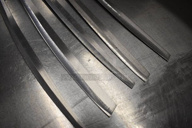 5 SHARPENED Stainless Steel Sashimi Knives. Includes 19". 5 Times Your Bid! - Image 4 of 4