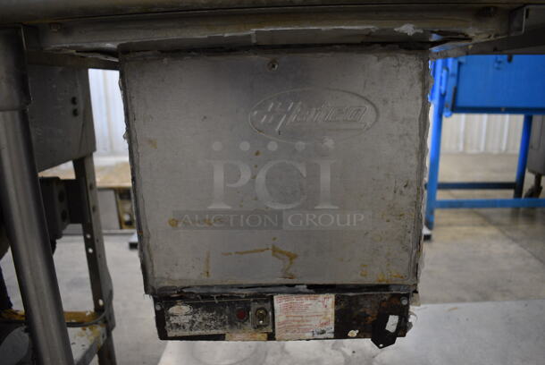 Stainless Steel Commercial Right Side Dishwasher Table w/ Attached Hatco Model C-15 Commercial Water Booster and Undershelf. 208 Volts, 3 Phase. Goes GREAT w/ Items 5 and 6! 60x30x44.5 - Image 4 of 8