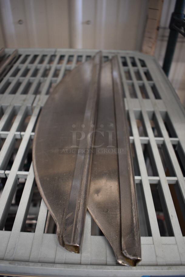 2 Stainless Steel Rocking Dough Cutters. 20.5x1x4. 2 Times Your Bid! - Image 2 of 3