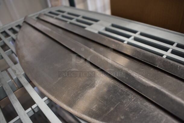 2 Stainless Steel Rocking Dough Cutters. 20.5x1x4. 2 Times Your Bid! - Image 3 of 3