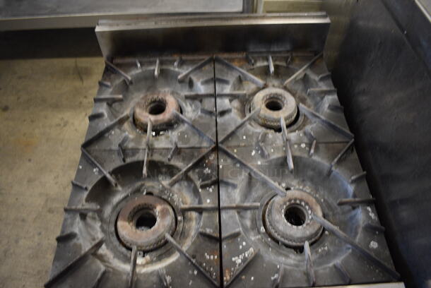 GREAT! Vulcan Stainless Steel Commercial Countertop Natural Gas Powered 4 Burner Range. 24x30x16 - Image 3 of 8