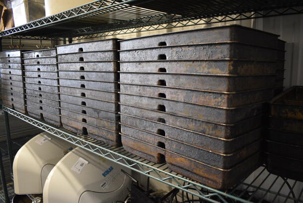 10 Metal 2 Compartment Baking Pans. 10x15x2. 10 Times Your Bid! - Image 4 of 4