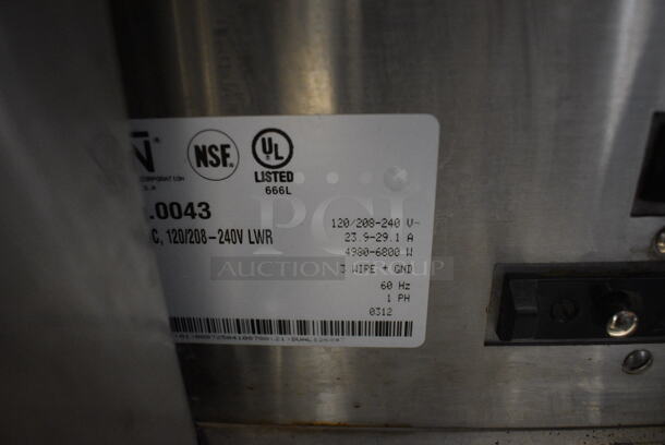 NICE! 2012 Bunn Model DUAL SH DBC Stainless Steel Commercial Countertop Dual Coffee Machine w/ Hot Water Dispenser, 2 Bunn Model SH SERVER Satellite Servers and 2 Metal Brew Baskets. 120/208-240 Volts, 1 Phase. 18x24x37. Tested and Working! - Image 5 of 6