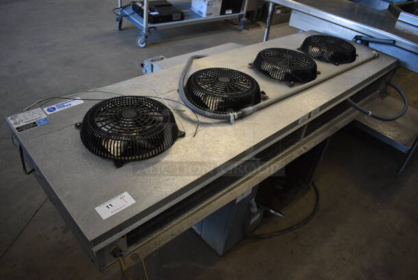 Russell Model CTE46-90D Metal Commercial Extra Low Profile Ceiling Mount Unit Cooler. 230 Volts, 1 Phase. 82x26x8