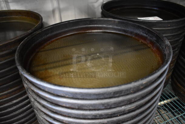 15 Metal Round Baking Pans. 15x15x2. 15 Times Your Bid! - Image 2 of 3