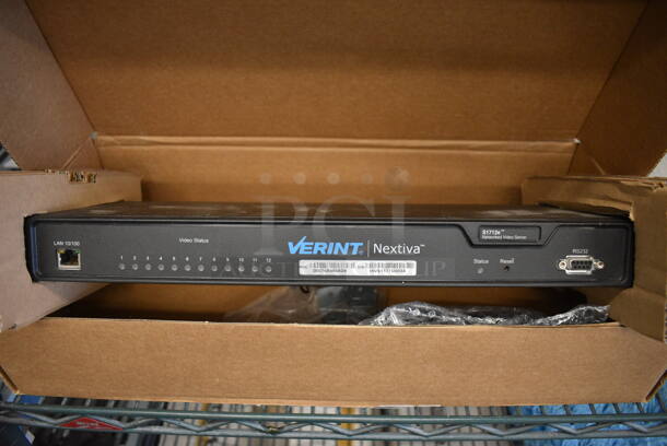 BRAND NEW IN BOX! Verint Nextiva S1712e Networked Video Server. 19x7x2.5