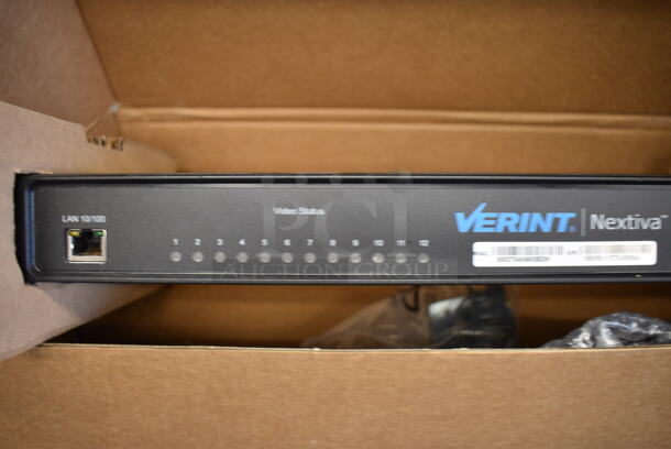 BRAND NEW IN BOX! Verint Nextiva S1712e Networked Video Server. 19x7x2.5 - Image 2 of 5