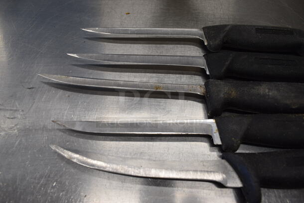 5 SHARPENED Stainless Steel Boning Knives. Includes 12". 5 Times Your Bid! - Image 2 of 4
