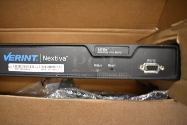 BRAND NEW IN BOX! Verint Nextiva S1712e Networked Video Server. 19x7x2.5 - Image 3 of 5